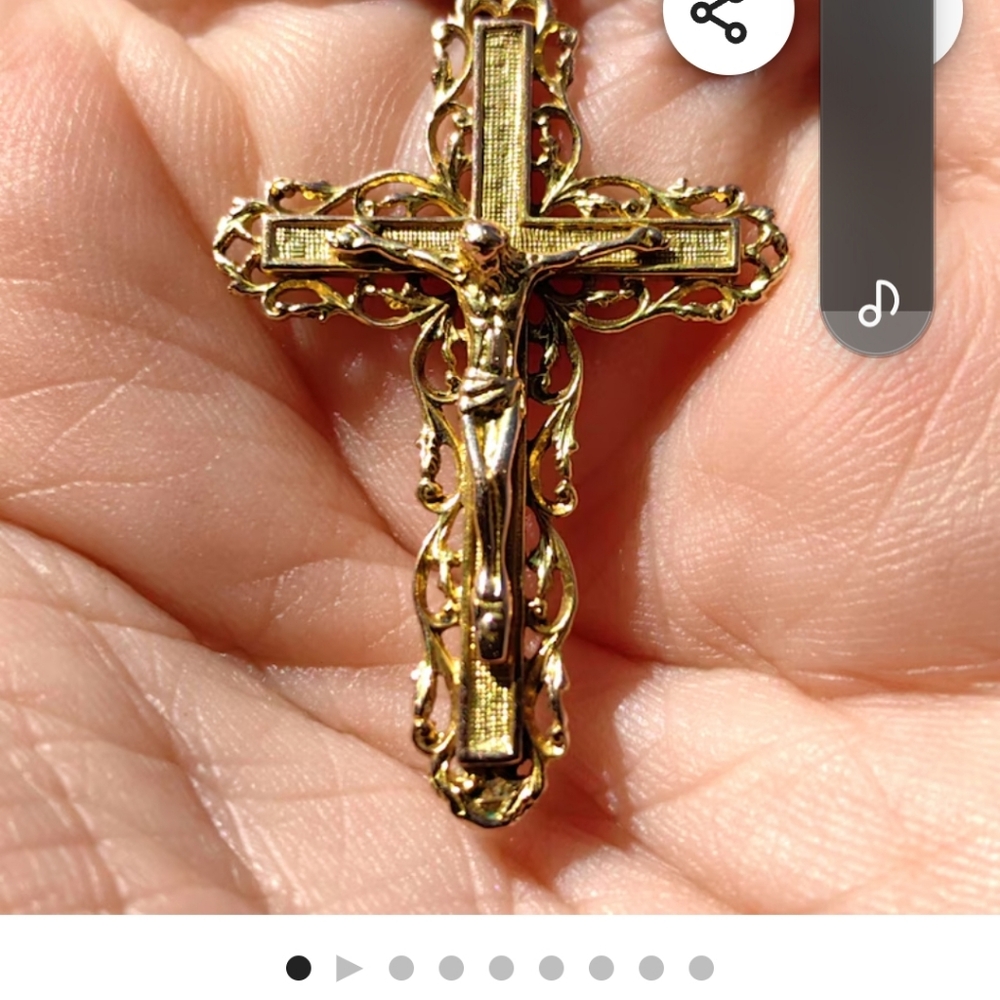 Gold Cross Necklace